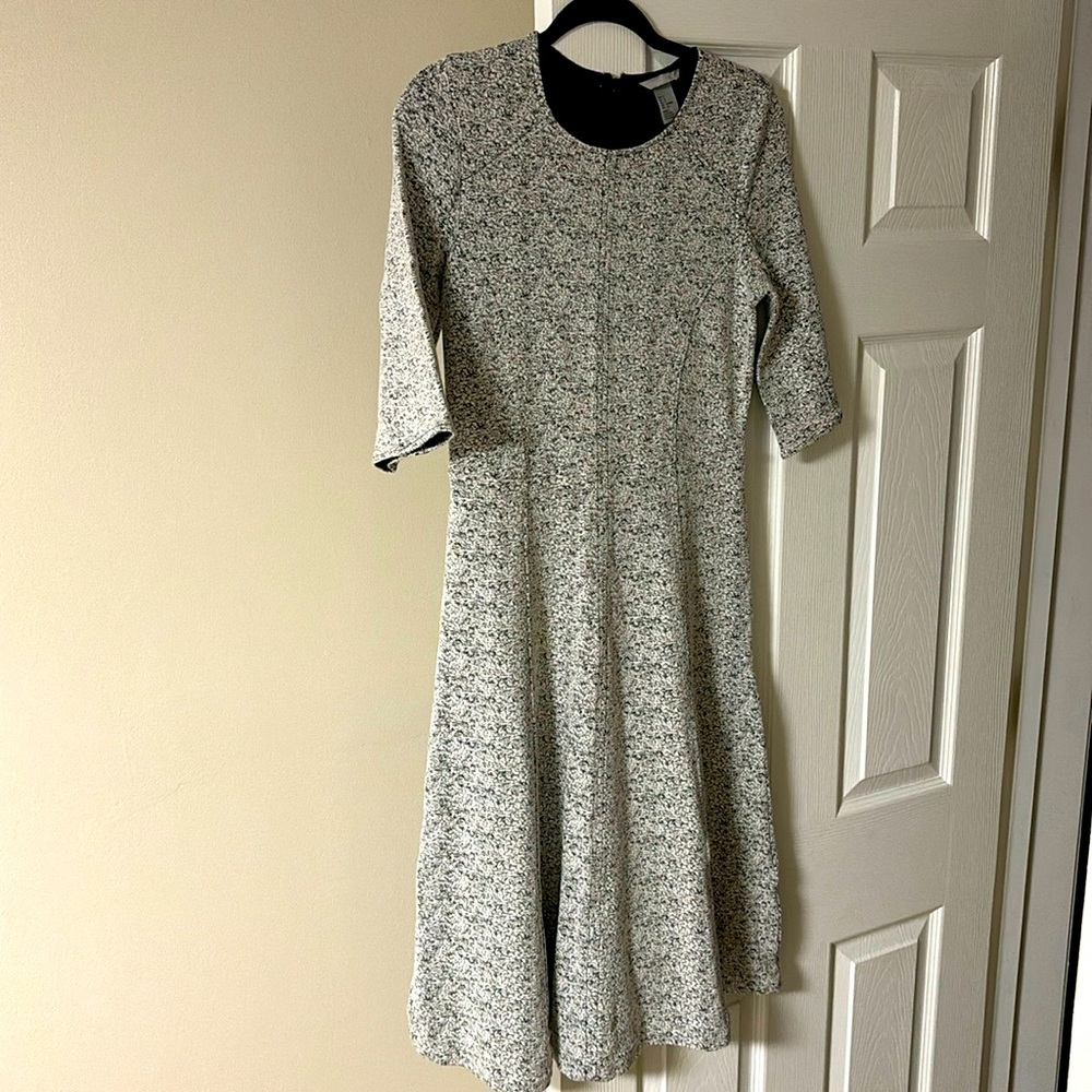 Midi tweed like soft stretchy dress!